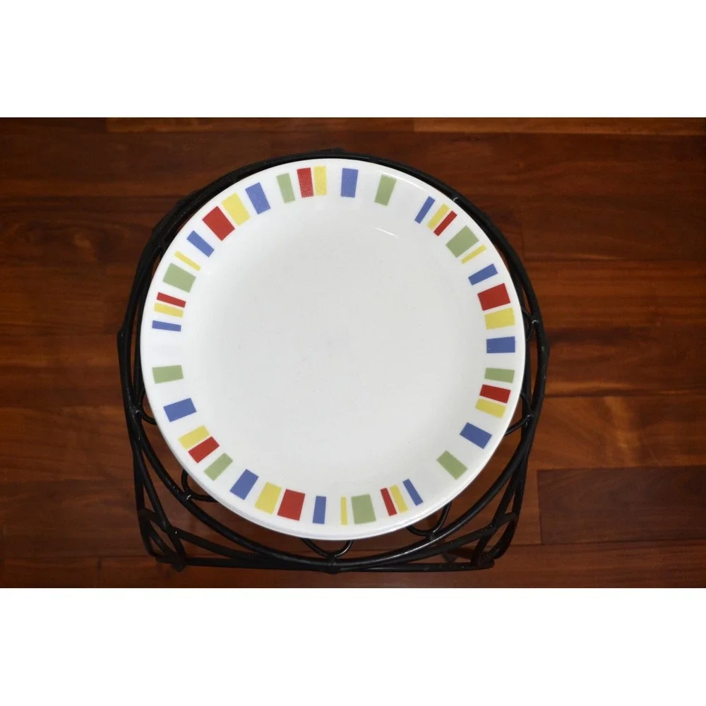 Vintage‎ & Discontinued Corelle Memphis (4) Dinner Plates, 10 1/4